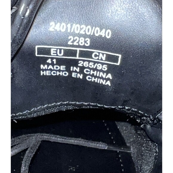Zara Men’s Black Leather Lace Up Derby Dress Shoes Size EUR 41 US 8 main image 8